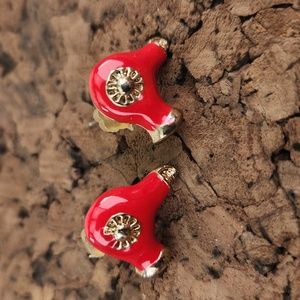 80s Hairdryer Post back earrings set